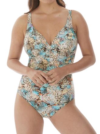 Fantasie Manila Plunge Swimsuit In Iced Aqua