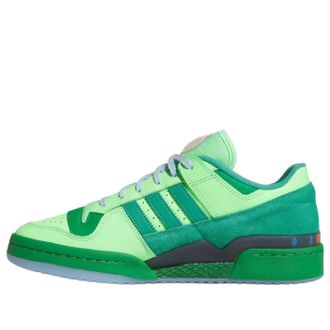 adidas x The Simpsons Forum Low Lime Burst Green JQ5290