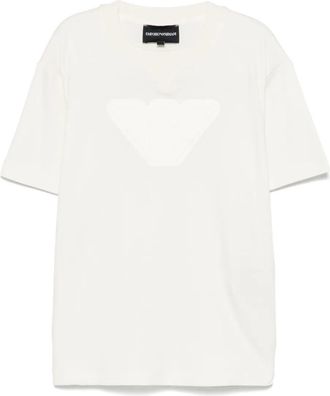 Emporio Armani logo-print T-shirt - kids - Cotton - 6 yrs - White