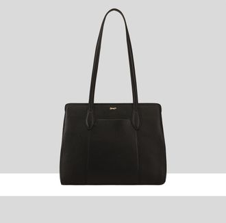 Paul Costelloe Womens Montego Leather Tote/Shoulder Bag - Black - One Size