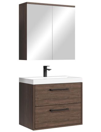 Badplaats Badplaats Mueble De Ba&ntilde;o Florence 01 60 Cm - Nogal - Mueble Susp