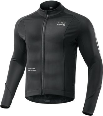 OEM Maillot De Ciclismo De Manga Larga C&aacute;lido Oto&ntilde;o/invierno Xxl - Negro