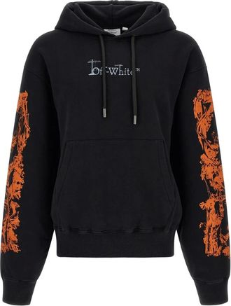 Off-white Hoodies & sweatvesten, Heren, Zwart, M, Katoen, City Nature Hoodie