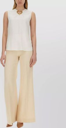 Moschino heart appliqu&eacute; blouse