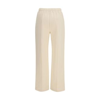 Moncler Cotton Athletic Joggers - Beige