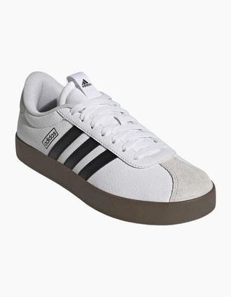 adidas Womens Adidas Womens/Ladies VL Court 3.0 Suede Flat Trainers - White - Size: 6.5
