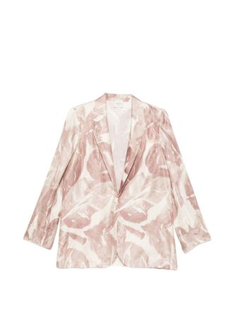 Alysi Womens Printed Single-Breasted Jacket