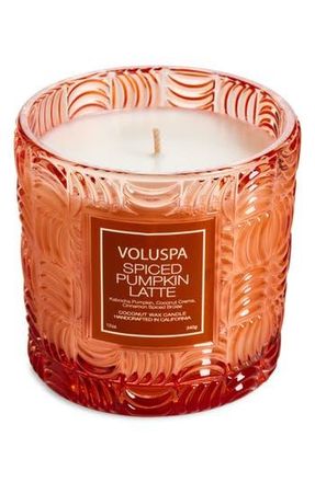 Voluspa Spiced Pumpkin Latte Classic Candle in Orange at Nordstrom Rack