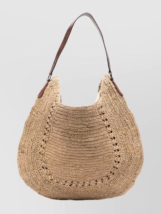 Ibeliv woven texture shoulder bag with single strap