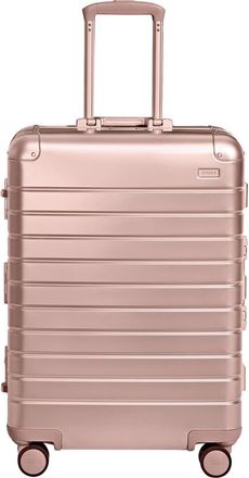 AwAy The Medium Suitcase: Aluminum Edition in Rose Gold at Nordstrom