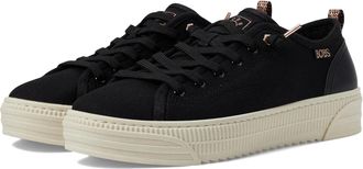 Skechers BOBS By Skechers Copa 114640-BLK Sneakers Womens Black Platform Shoes UWU976