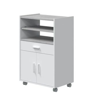 HOGAR 24 Mueble microondas 1 caj&oacute;n y 2 puertas