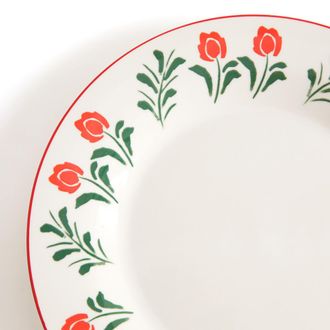 La Redoute Interieurs Set van 4 platte borden in porselein, Lysor