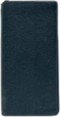 Louis Vuitton Pre-owned Long Wallet - Dames - Vintage Accessoires - Blauw - ONE Size - Leer - Vintage