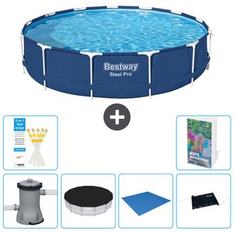 Bestway Piscina Bestway Steel Pro Redonda - 396x84 Cm - 7-piezas S214