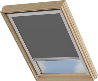 Cocoon Tenda Per Finestra Da Tetto - Oscurante - Grigio Scuro - Compatibile Con Velux: Pk04