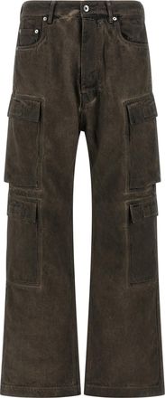 Rick Owens Cotton Cargo Mens Pants