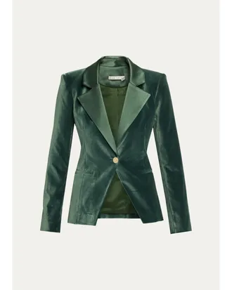 Alice & Olivia Sable Fitted Blazer