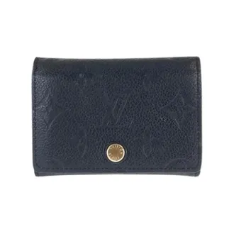 Louis Vuitton Pre-owned Wallets, male, Blue, Size: ONE SIZE Pre-owned Monogram Empreinte Business Card Case