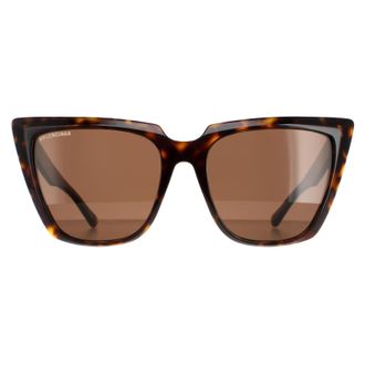 Balenciaga Cat Eye Dames Havana Bruin BB0046S