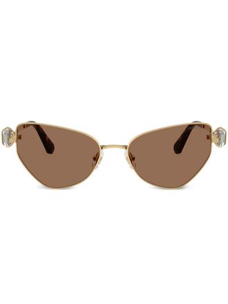 Swarovski Occhiali da sole cat-eye - Oro