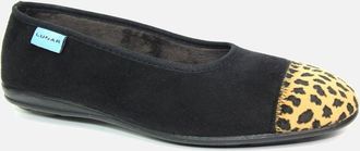 Lunar Womens Jessie Womens Slippers - Black - Size: 3