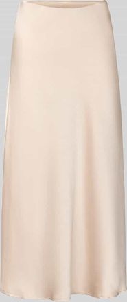Neo Noir Neo Noir Midirock aus Satin mit elastischem Bund Modell Bovary in Ecru, Größe 34