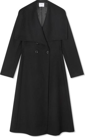 L.k. Bennett Rose Merino Wool Coat in Black at Nordstrom, Size 16 Us
