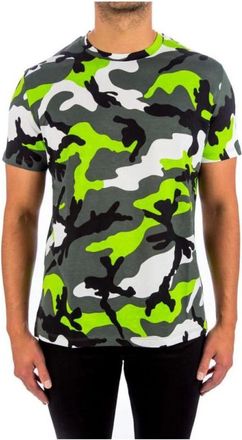 Valentino T-Shirts, male, Multicolor, Size: M Ss22 Camouflage Graphic T-shirt