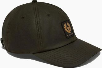 Belstaff Mens Belstaff Phoenix Patch Waxed Cap Faded Olive - Green - Size: 1 size