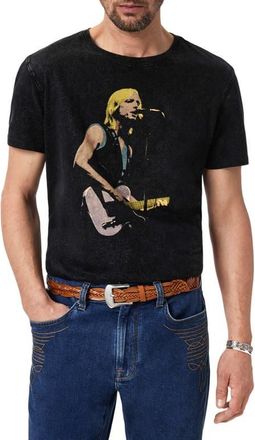 John Varvatos Tom Petty Organic Cotton Graphic T-Shirt in Black at Nordstrom, Size X-Large