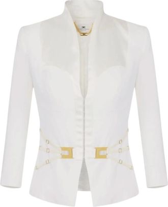 Elisabetta Franchi Gold-tone Hardware Blazer