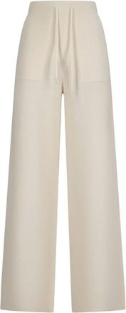 Max Mara Pantalones anchos Fiabe - Trousers - Mujer - Blanco - W32