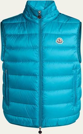 Moncler Mens Quilted Full-Zip Vest