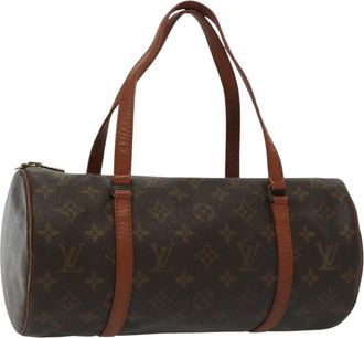 Louis Vuitton Papillon Handbag Monogram Canvas Brown Canvas Handbag (Pre-Owned)