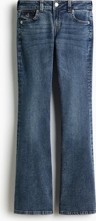 H&M Flared Low Jeans - Blue