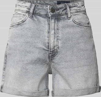 Noisy May High Waist Jeansshorts mit Umschlag Modell MONI in Hellgrau, Gr&ouml;&szlig;e XL