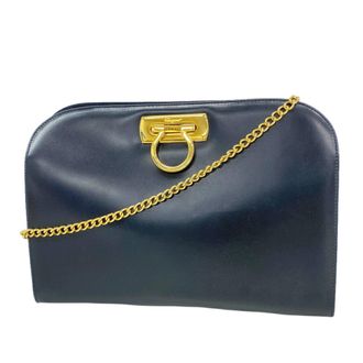 Ferragamo Leather Shoulder Bag (Pre-Owned)