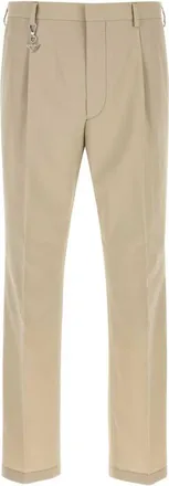 Prada Beige Tailored Pleated Pants