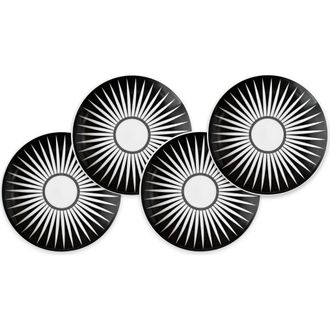 Caskata Marrakech Small Plates - Porcelain - Set 4 in Black at Nordstrom