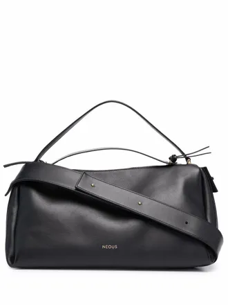 Neous Scorpius leren shopper - Zwart
