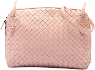 Bottega Veneta Pre-owned Bottega Veneta Nappa Intrecciato Nodini Crossbody Ladies ZDF5I5A500INK6KK