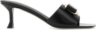 Ferragamo Dames, Schoenen, Zwart, Maat: 35 1/2 EU Leer