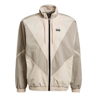 adidas Mens adidas originals Colorblock Casual Sports Jacket Gray GN3341