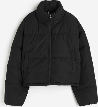H&M Puffer Jacket - Schwarz