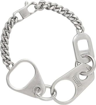 Maison Margiela Bracciale in ottone - - Accessories - Donna - Grigio - L