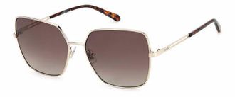 Fossil Brown Shaded Butterfly Ladies Sunglasses FOS 3132/G/S 03YG/HA 57