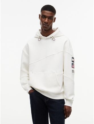 Tommy Hilfiger Mens Tommy x US SailGP Team Tech Hoodie - Ecru - XL