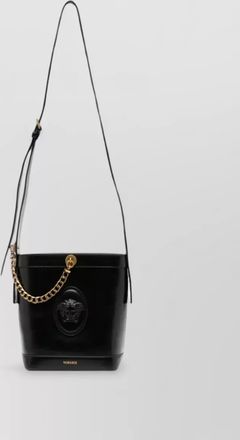 Versace medusa95 mini leather bucket bag