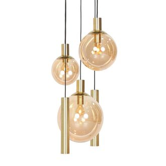 Steinhauer L&aacute;mpara Colgante - Bollique Led - &Aacute;mbar Lat&oacute;n - - Steinhauer